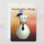 Invitation Bowling Graduation Party (Devant)