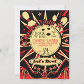 Invitation Bowling Party des Dames Rockabilly (Devant)