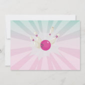 Invitation Bowling Pink Strike Photo Bowl Girl Birthday (Dos)