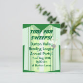 Invitation Bowling Shirt Party (Debout devant)