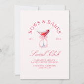 Invitation Bows & Baby Coquette Cerises Bachelorette (Devant)