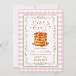 Invitation Bows & Brunch Pancake Rose Anniversaire Grandmille