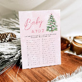 Invitation Bows Christmas Baby Items A à Z Baby shower Jeu