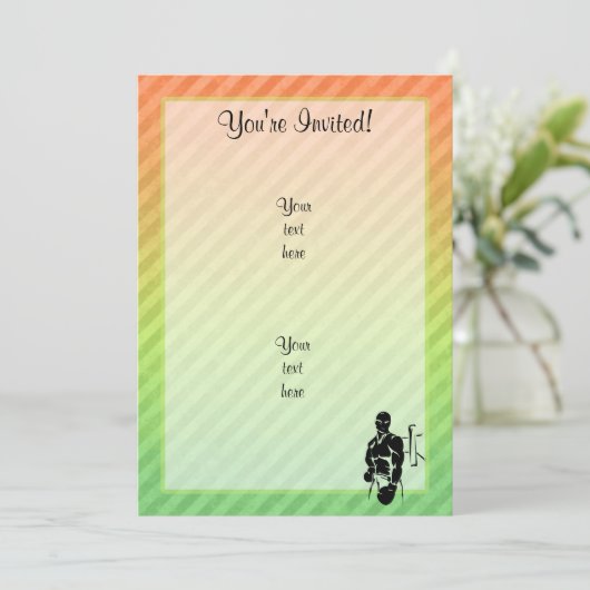 Invitation Boxe (Debout devant)