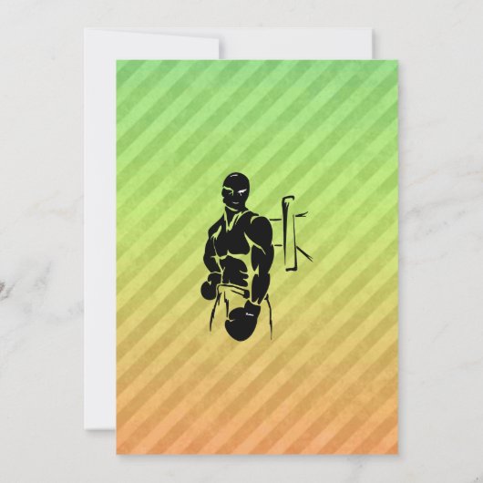 Invitation Boxe (Dos)