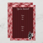 Invitation Boxe (Devant / Derrière)