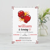 Invitation boxe anniversaire 5e 4e 6e 7e 8e 9e 10e (Debout devant)