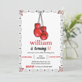 Invitation boxe sportive 5e 6e 7e 8e 9e 10e (Debout devant)