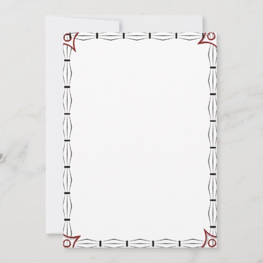 Invitation boxe sportive 5e 6e 7e 8e 9e 10e (Dos)