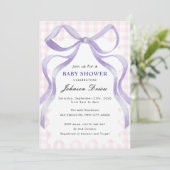 Invitation Boy Baby Shower (Debout devant)