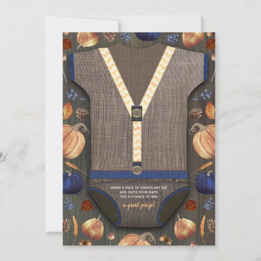 Invitation Boy Baby Shower (Dos)