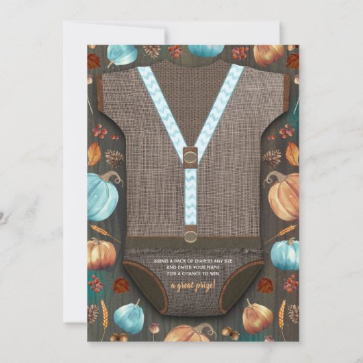 Invitation Boy Baby Shower (Dos)