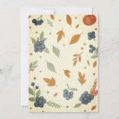 Invitation Boy baby shower autum chute burlap bodysuit invita (Dos)