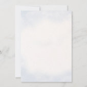 Invitation Boy Blue Bear Birthday Time Capsule Message Card (Dos)