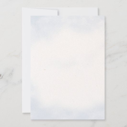 Invitation Boy Blue Bear Birthday Time Capsule Message Card (Dos)