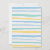 Invitation Boy Blue Bunny 2e anniversaire (Dos)