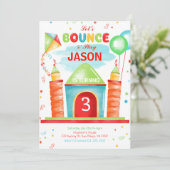 Invitation Boy Bounce (Debout devant)