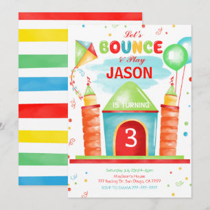 Invitation Boy Bounce