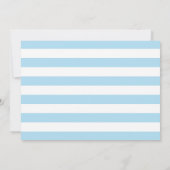 Invitation Boy de l'anniversaire de Bunny Oeuf de Pâques 1er (Dos)