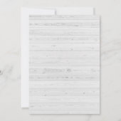 Invitation Boy de Lumberjack Flannel Buffalo Plaid Baby showe (Dos)