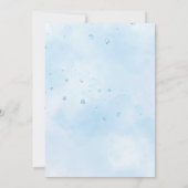 Invitation Boy Elephant Covid Baby shower Par Mail (Dos)