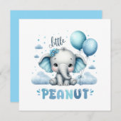 Invitation Boy Little Peanut  (Devant / Derrière)