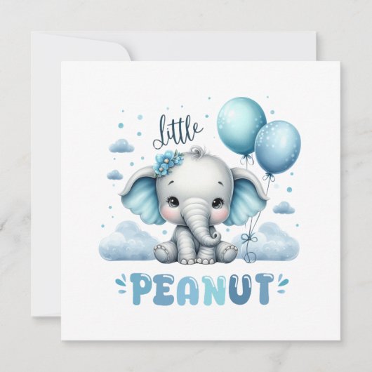 Invitation Boy Little Peanut  (Devant)