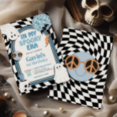 Invitation Boy Retro Ghost Halloween Anniversaire