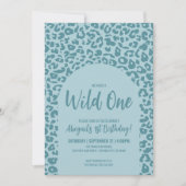 Invitation Boy Safari Wild One 1er anniversaire (Devant)