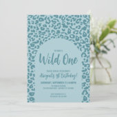 Invitation Boy Safari Wild One 1er anniversaire (Debout devant)