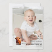 Invitation Boy Special 1st Birthday Celebration (Devant)