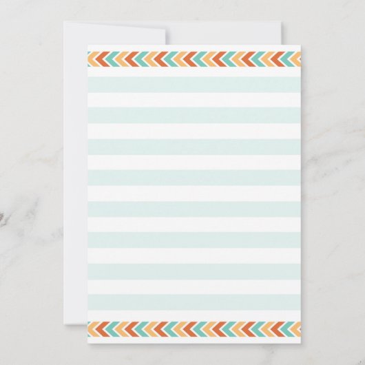 Invitation Boy Tirbal Aztec Boho Wild Un Anniversaire Invitat (Dos)