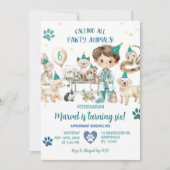Invitation Boy Vétérinaire Anniversaire de enfant (Devant)