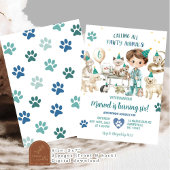 Invitation Boy Vétérinaire Anniversaire de enfant