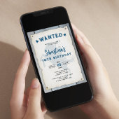 Invitation Boy Western Cowboy Rodeo 10e anniversaire Invitati