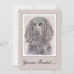 Invitation Boykin Peinture Espagnole - Cute Original Chien Ar