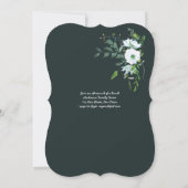 Invitation BOYS BAUTIZO Bautismo Baptism Baptême Bleu Botaniq (Dos)