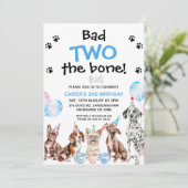 Invitation Boys Blue Bad Two The Bone Dogs 2e anniversaire (Debout devant)