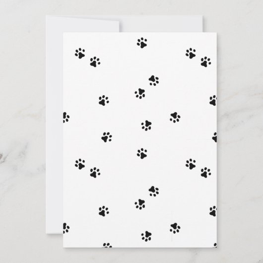 Invitation Boys Blue Bad Two The Bone Dogs 2e anniversaire (Dos)