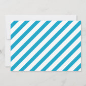 Invitation Boys Blue Monster Deuxième fête d'anniversaire (Dos)