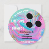 Invitation Boys BOWLING BALL, bowling, fête d'anniversaire Ll (Devant)