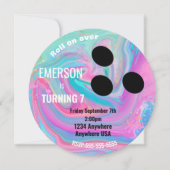 Invitation Boys BOWLING BALL, bowling, fête d'anniversaire Ll (Devant)