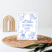 Invitation Boys Jungle Zoo Safari Animaux Anniversaire