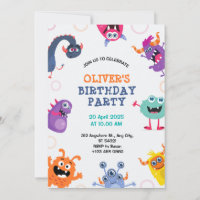 Boys mignonne Monster Anniversaire de enfant Party