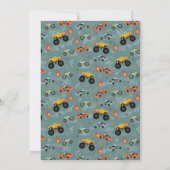 Invitation Boys Racing Motorbike Anniversaire de enfant Invit (Dos)