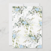 Invitation Boys Rustic Green Foliage Oh Deer Baby shower (Dos)