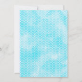 Invitation Boy's Sea Creatures One-der The Sea 1er anniversai (Dos)