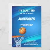 Invitation Boys Sports Party (Devant)