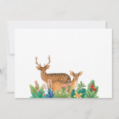 Invitation Boys Wild One Jungle Safari Animaux 1er anniversai (Dos)