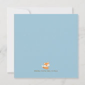 Invitation Boys Woodland Fox Baby shower (Dos)